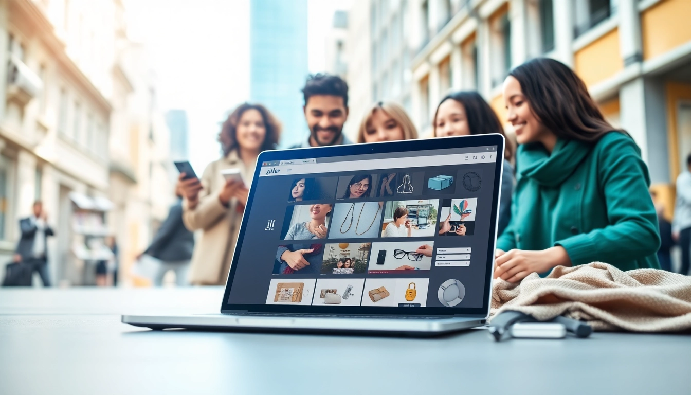 Encourage users to sell on Jirle with an engaging representation of a digital marketplace.